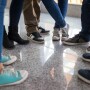 Students' shoes