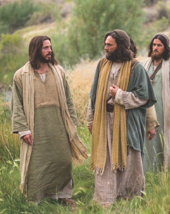Jesus with apostles