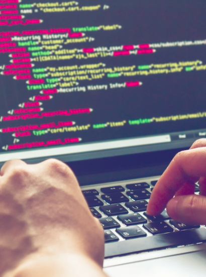 code block on screen