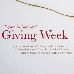 Giving Week