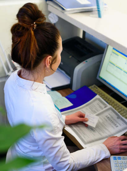 billing assistant at doctor's office