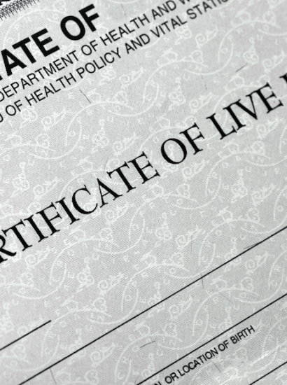 birth certificate