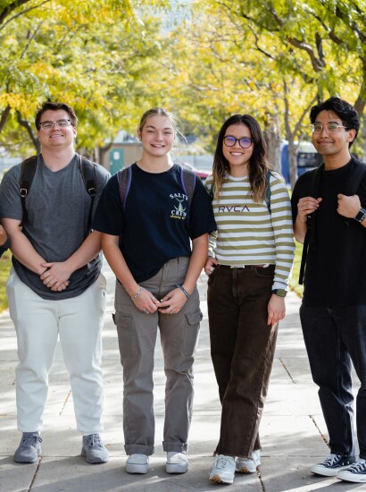 smiling students